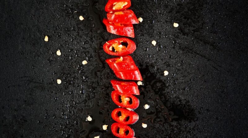 sliced red chili