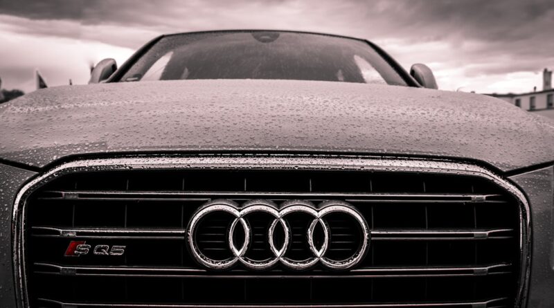 Audi Black and Chrome Grille