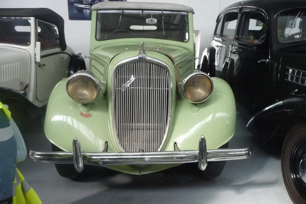 green, car, skoda