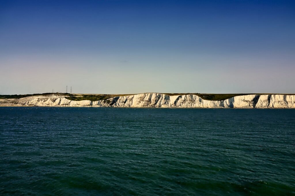 blue sea under blue sky