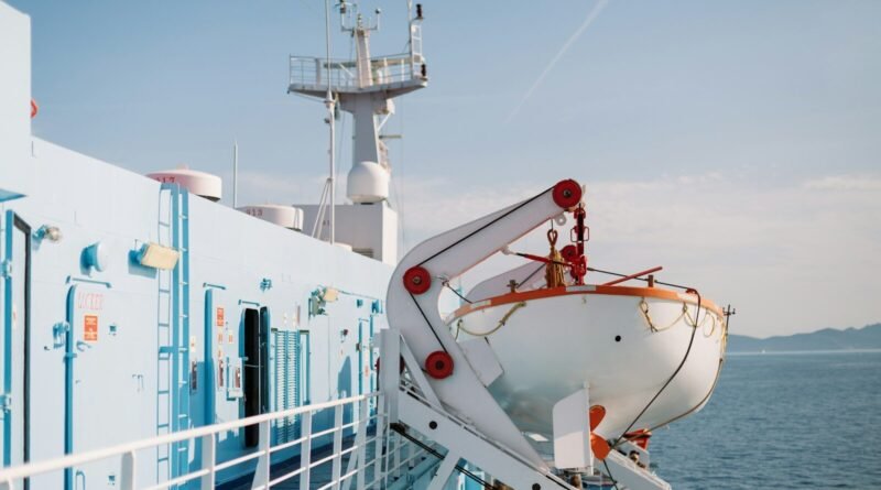 a large white ship